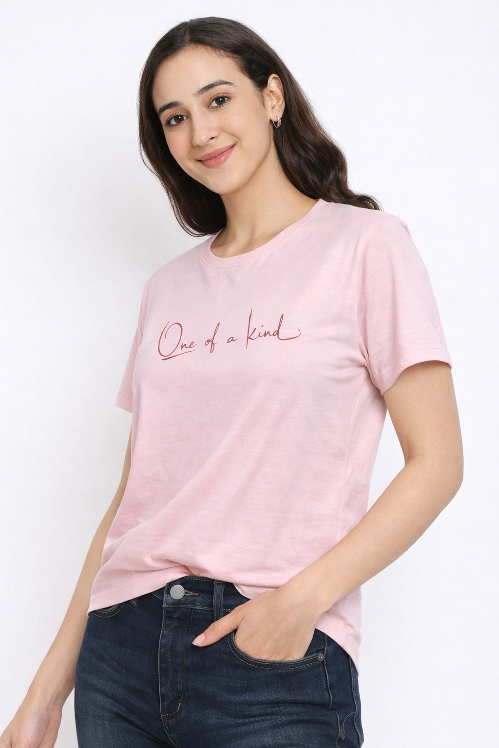 Soft Pink Cotton Tee