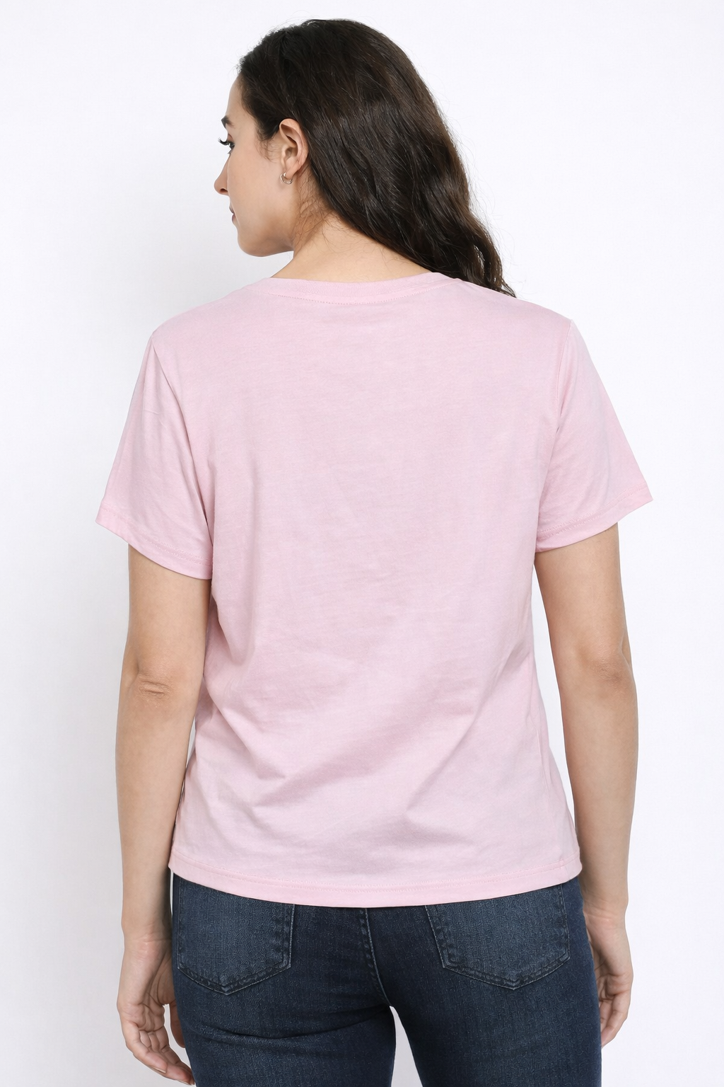 Soft Pink Cotton Tee
