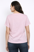 Soft Pink Cotton Tee
