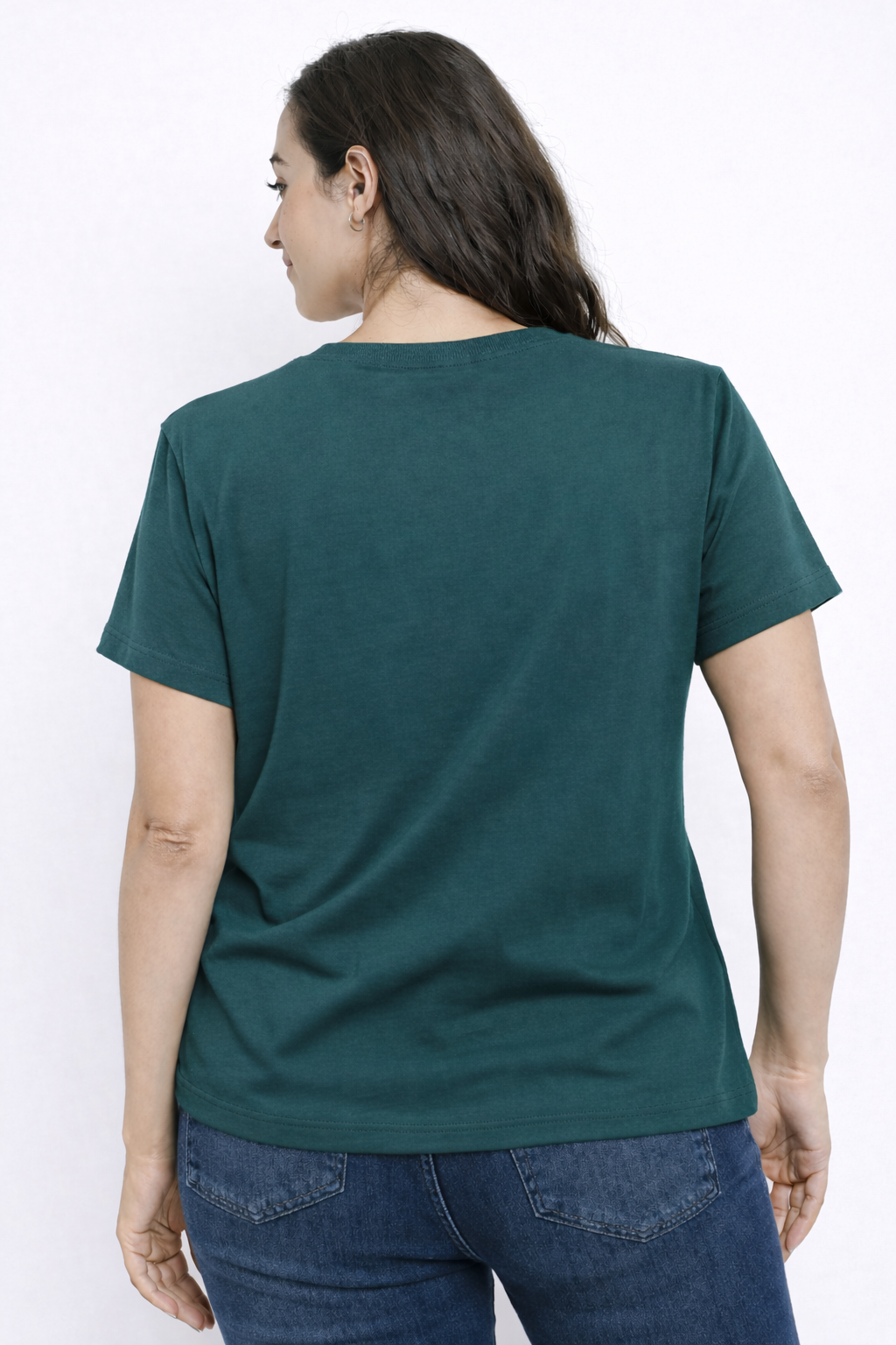 Emerald Green Bow Cotton Tee