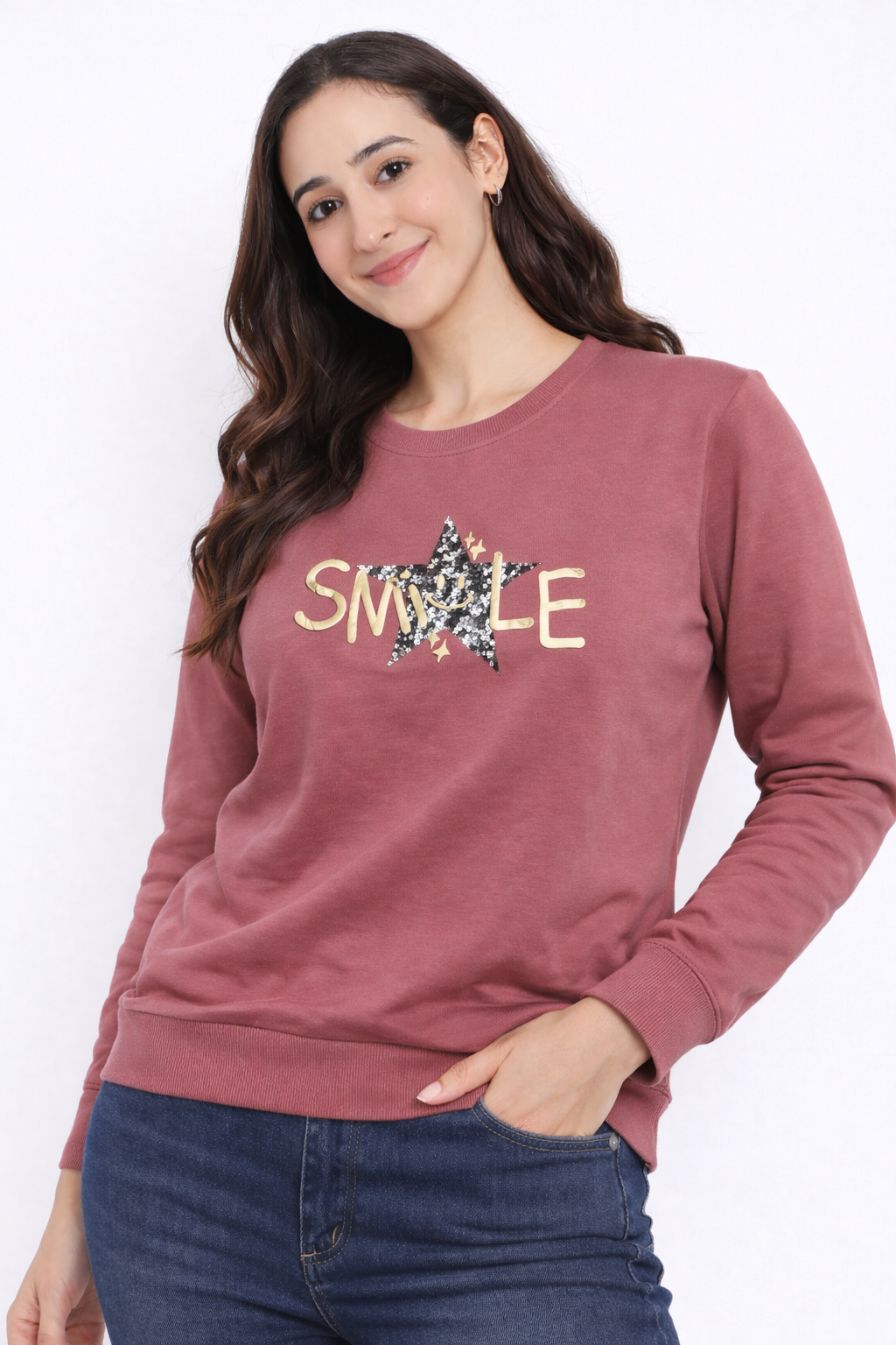 Rosewood Smile Star Sweatshirt